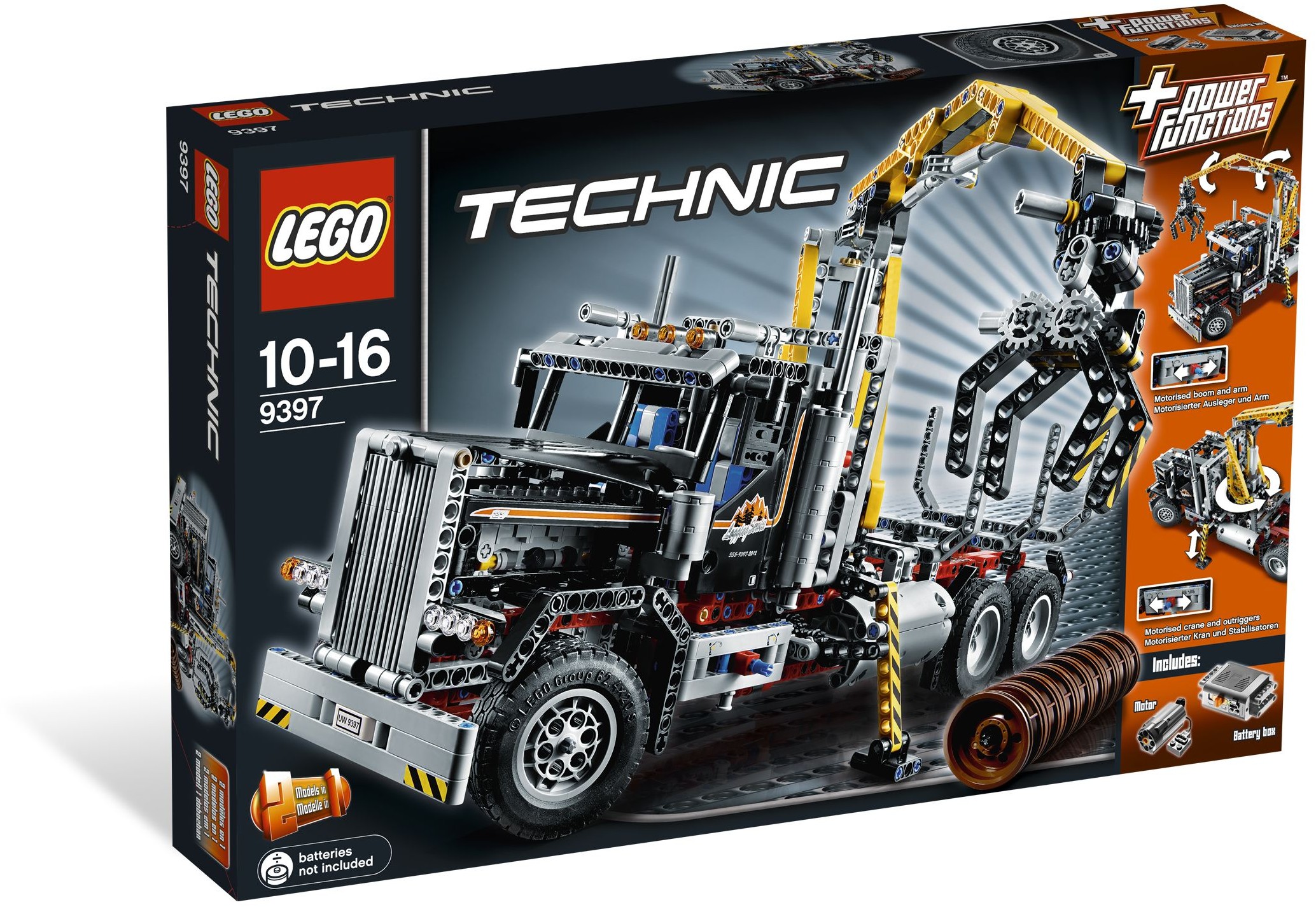 LEGO Technic Boomstammenstransport - 9397 - BOX