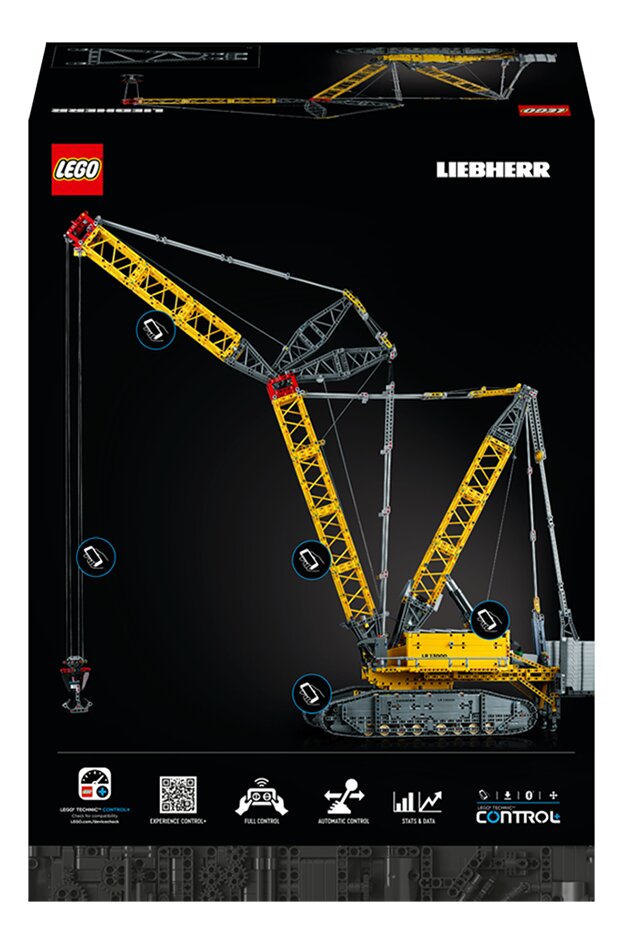 Huur LEGO Liebherr Rupsbandkraan LR 13000 42146