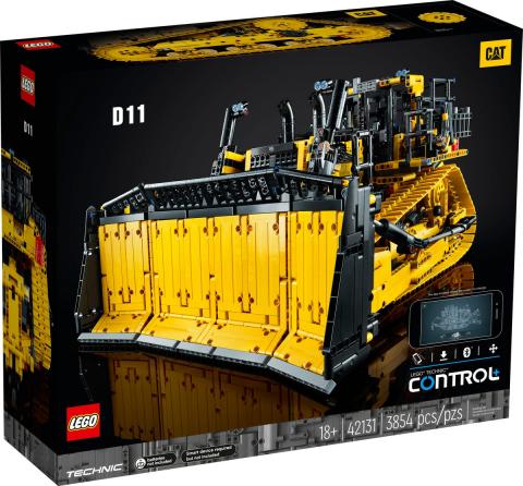 LEGO_Technic_huren_ Cat-D11_Bulldozer_met_app-besturing-42131
